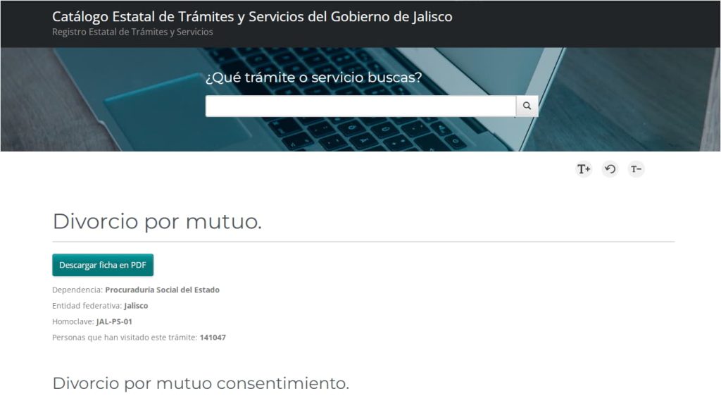 Divorcio por mutuo consentimiento en Jalisco
